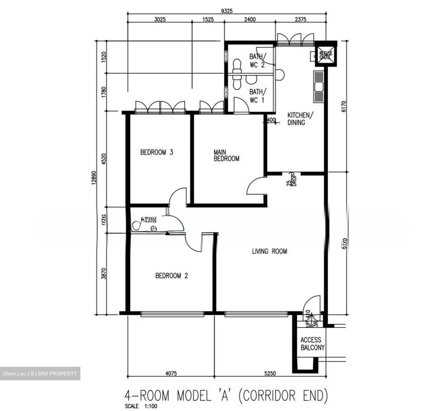 Blk 411 Bukit Batok West Avenue 4 (Bukit Batok), HDB 4 Rooms #580305241
